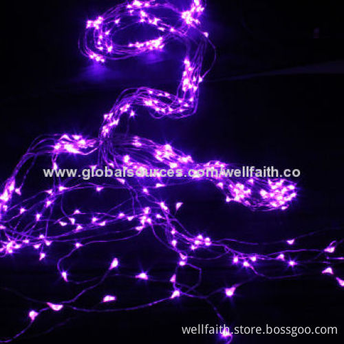 LED string lights with waterproof 110V transformer